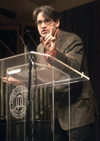 Humorist, Movie Critic, and Social Commentator Eric Metaxas spoke at the Mars Hill Forum chapel. - Photo by Stephanny Rodriguez