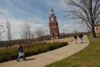 Miller Tower on an early spring day. - Photo by Morris Abernathy