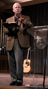 Gordon Fort, vice president for overseas operations with the SBC International Mission Board, spoke in chapel on <em>The Terms of Discipleship</em> from Luke 9:23-26. - Photo by Stephanny Rodriguez