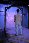 Josh Betts as Homer Smith in <i>Lilies of the Field</i> - Photo by Jim Veneman