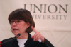 <em>Time</em> Columnist Margaret Carlson addressed the Union community as a part of the Eighth Annual Union Forum. - Photo by Kristen Nicole Sayres
