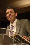 Union Alum Chad P. Wilson, financial consultant with Investment Professionals spoke on <em>Can I be a Christian and thrive in the workplace at the same time? - Practical advice on being ministers in the workplace</em> during a recent chapel service. - Photo by Heather Phillips