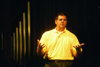 Dr. Charles Fowler speaks on <i>The Worshipping Church</i> during the 2002 Pastors' School. - Photo by Jim Veneman