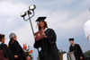 Jessica Lauren Campbell of Clarkton, Mo. displays her bachelor of science degree in business administration. Campbell majored in marketing.  - Photo by Morris Abernathy
