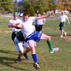 Intramural Flag Football Action - Photo by Justin Veneman
