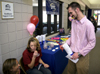 Brandon Bailey learns about the City of Jackson's Drug Treatment Court during Social Work Awareness Day. - Photo by Kyle Kurlick