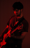 Cody Curtis rocks at a concert held in the student lounge. - Photo by Kristen Nicole Sayres