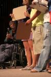 &ldquo;Right is the Price&rdquo; host Kieler Henry watches as contestants compete to go on the next round. - Photo by Kyle Kurlick