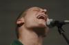 Ryan Wingo leads worship in recent chapel service. - Photo by Holly Gushee