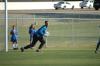 Bulldog goalie Chris Lean executes a save. - Photo by Steven Aldridge
