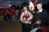 SAC hired a professional bagpipe player and drummer to welcome the Union fans to the field and whenever the team scored a goal. - Photo by Kyle Kurlick