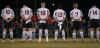 The men's soccer team stand at attention during the national anthem at their game against Lindsey Wilson College. - Photo by Kyle Kurlick