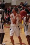 Freshman Lindsay Flynn grabs a rebound during the scrimmage at Bulldog Madness. - Photo by Holly Gushee