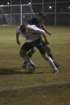 Sophomore Wagner Oliveira and an opponent battle for the ball in a game against Cumberland University, Tenn. - Photo by Stephanie Schroeder