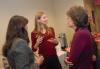 Laura Lee Moore (center), alum and former Journeyman, fellowships with her mom Linda Moore & Pat Guthrie during the Christian Studies Homecoming reception.  - Photo by Morris Abernathy