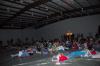 Students piled into the Fesmire Field House for a drive-in movie during Homecoming. - Photo by Morris Abernathy
