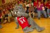 Buster takes a break to watch the action at the Lady Bulldogs' game during Homecoming. - Photo by Morris Abernathy