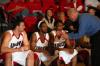 Head Coach Ralph Turner addresses his players on the bench. - Photo by Morris Abernathy