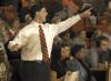Lady bulldogs coach Mark Campbell leads his team against Vanguard University during the Rotary Classic tournament. - Photo by Matthew Diggs