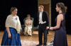 The Union University Players present the British comedy <i>Relative Values</i> with Lindsey Garner as Mrs. Dora Moxton; Emily Brown as Miranda Frayle; Patrick Myers as Nigel; and Amy Calvert as Felicity. - Photo by Jim Veneman