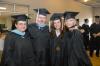 Three members of the Betts family graduated from Union University Dec. 16. Pictured from left are Union registrar Jane Betts, her husband Steve and his two nieces, Jenni Betts and her sister Melissa Betts Alexander. - Photo by Morris Abernathy