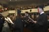 Graduates sing a hymn during the fall graduation ceremony held at West Jackson Baptist Church. - Photo by Stephanie Schroeder