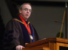President David S. Dockery speaks at Union's December graduation ceremony. - Photo by Jim Veneman