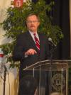 Mike Day, director of missions for the Mid-South Baptist Association, spoke on <em>The Future of Baptist Associations and State Conventions</em> during Union's second Baptist Identity Conference. - Photo by Morris Abernathy