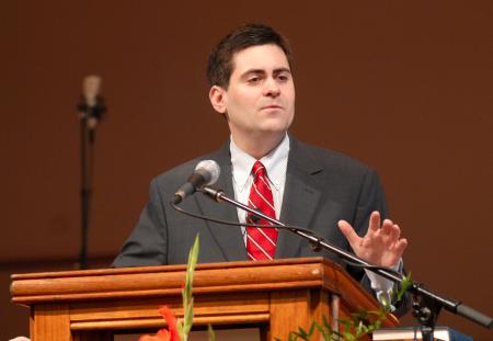 As a part of Union's second Baptist Identity Conference, Russell Moore, dean of the School of Theology at The Southern Baptist Theological Seminary, spoke during Union's Founder's Day Chapel on the legacy of T.T. Eaton.