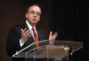 Union University President David S. Dockery shares with faculty, staff and his students his vision for the university related to the importance of bearing out a Christian worldview. - Photo by Jim Veneman