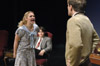 <i>Student Directed One Acts:</i> Molly Williams, Chad Carlson and Patrick Myers perform in <i>Blind Date</i>, a Horton Foote play directed by Jessie Harris. - Photo by Jim Veneman