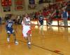 Mack Bealim (32) finishes off a fast break against the Lambuth defense during the semi-final game of the TranSouth Tournament. - Photo by Morris Abernathy