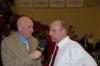 Steve Beverly interviews Coach Ralph Turner after the Bulldogs' overtime win against Lambuth in the semi-finals of the TranSouth Tournament. - Photo by Morris Abernathy