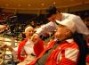 Coach Mark Campbell welcomes the Fesmires to the NAIA National Tournament. - Photo by Morris Abernathy