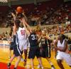 Center Josephine Owino takes a shot from the paint during the first round of the NAIA National Tournament. - Photo by Morris Abernathy