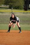 Ashley Walters gets set at shortstop for Union. - Photo by Steven Aldridge