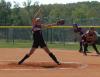 Amy Chatham goes through her windup and deliver during a Union game versus Trevecca Nazarene. - Photo by Steven Aldridge