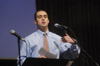 <i>Faith in Practice Conference:</i> Jay Ridenour, director of discipleship ministries, introduces Don Whitney and explains his vision for the conference. - Photo by Jim Veneman
