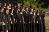 Union University Singers performed the anthem <em>Ev'n So, Lord Jesus, Quickly Come</em> by Paul Manz during the 2007 spring graduation on the Great Lawn, under the direction of Richard Joiner. - Photo by Morris Abernathy