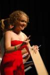 Jennifer Hollis helps choose students to compete in the SAC game show <em>Right is the Price.</em> - Photo by Matthew Diggs