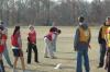 The Sophomore class enjoys playing flag football with a turkey at the annual Turkey Bowl. - Photo by Holly Gushee