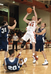 Michael Palmer (42) - sophomore forward from Trenton, Tenn. - Photo by Jim Veneman