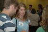 Charlotte Cline was able to able to meet and greet others in the Union community during the President's Reception. - Photo by Neisha Fuson