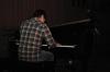 Byron McQuain played musical interludes during Mr. Campus, an event sponsored by PRSSA. - Photo by Stephanie Schroeder
