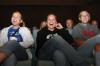 Students laugh and enjoy watching Mr. Campus as candidates perform their talents. - Photo by Stephanie Schroeder