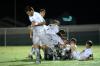 The Union Bulldogs celebrate after a goal scored by senior Scott <em>Sinky</em> Sinclair. - Photo by Matt Elia