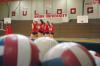 Before the game against Mid-Continent University, the Lady Bulldogs clap as the players of the opposite team are introduced.  - Photo by Neisha Fuson
