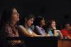 Students watch and listen as Dr. John Fortman gives a presentation during an American Chemical Society meeting.  - Photo by Neisha Fuson