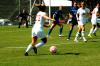Sophomore Katelin Dirksen prepares to attack an open UAH net. - Photo by Matt Elia