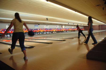 Brothers and Sisters had a special night at the Family Fun Center Bowling Alley during Family Weekend. 